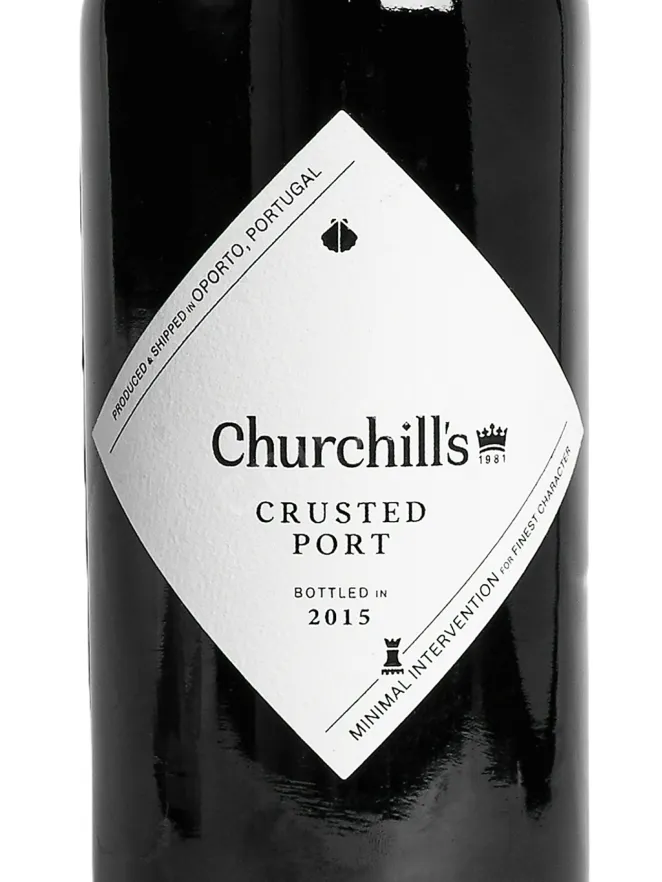 Этикетка Churchills Crusted Port 2010 0.75 л