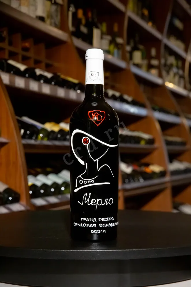 В магазине Крю Профи Konstatntin Dzitoev Merlot Grand Reserve 2021 0.75 л