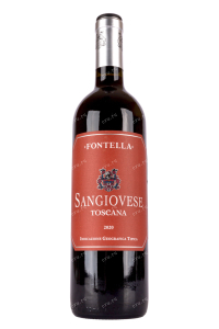 Вино Fontella Sangiovese Toscana 2020 0.75 л
