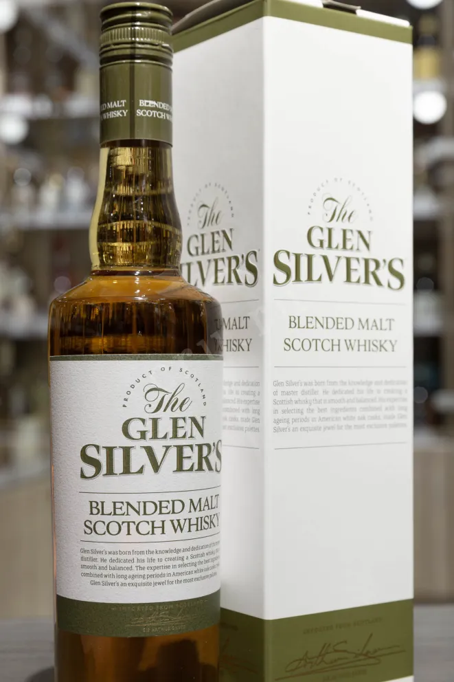 В магазине Крю Профи Glen Silver's Blended Malt in gift box 0.7 л