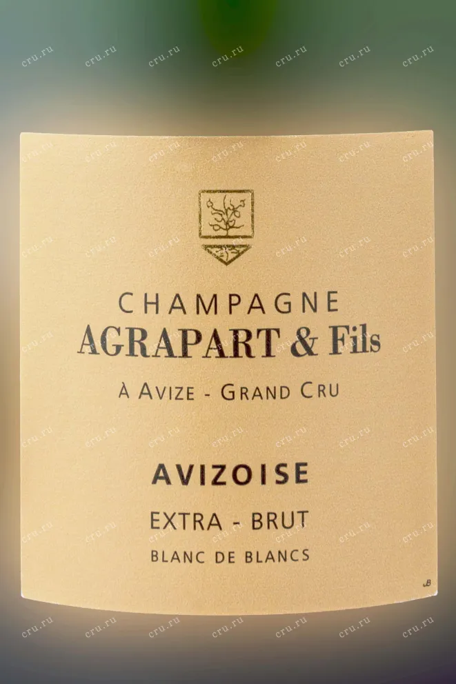 Этикетка Agrapart Avizoise Blanc de Blancs 2009 0.75 л