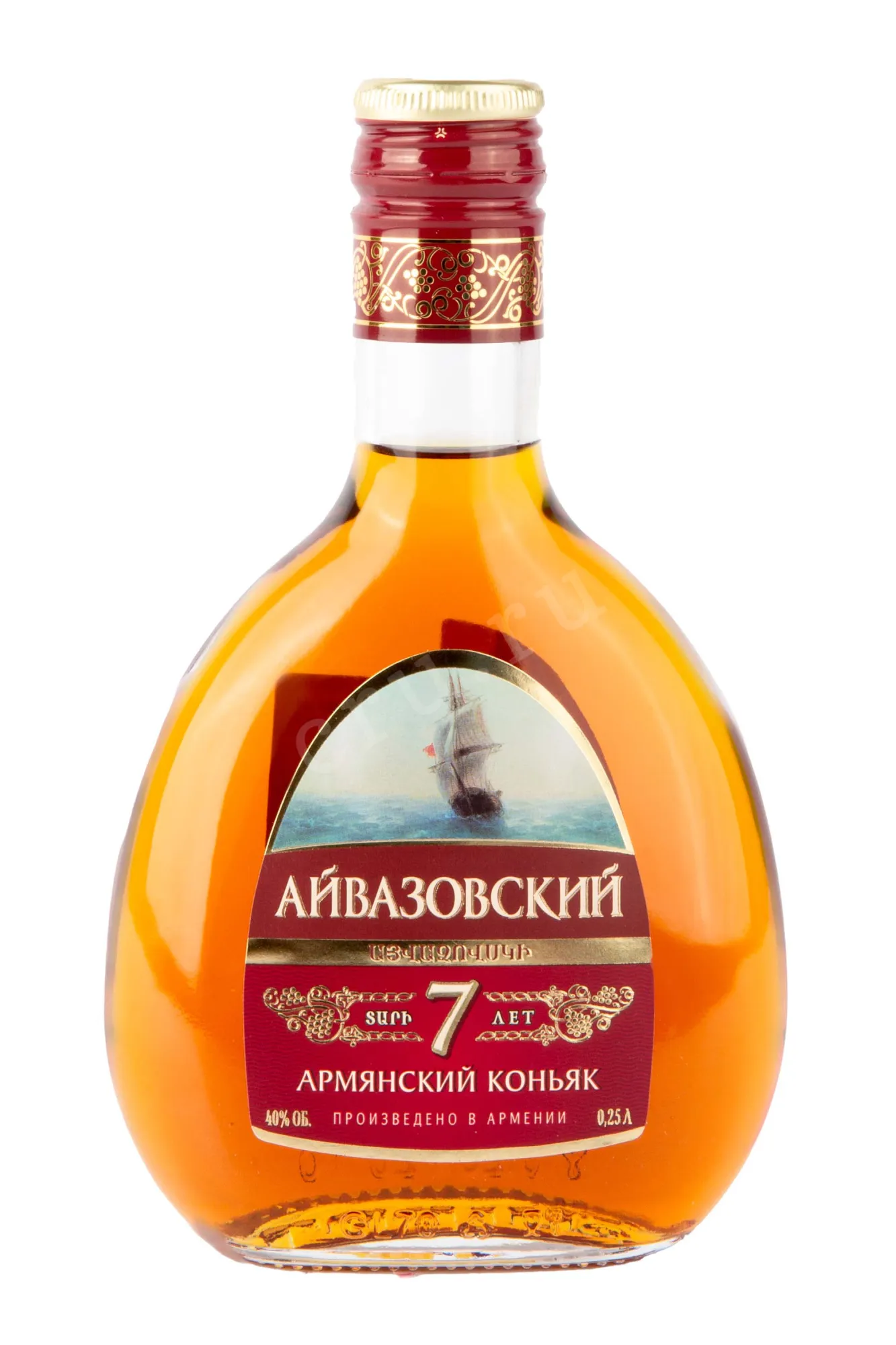 Фото — Коньяк Айвазовский 7 лет  0.25 л