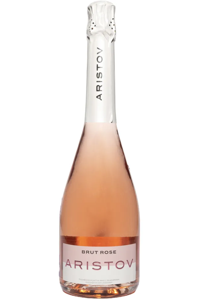 Игристое вино Аристов розовое брют 2023 0.75 л
