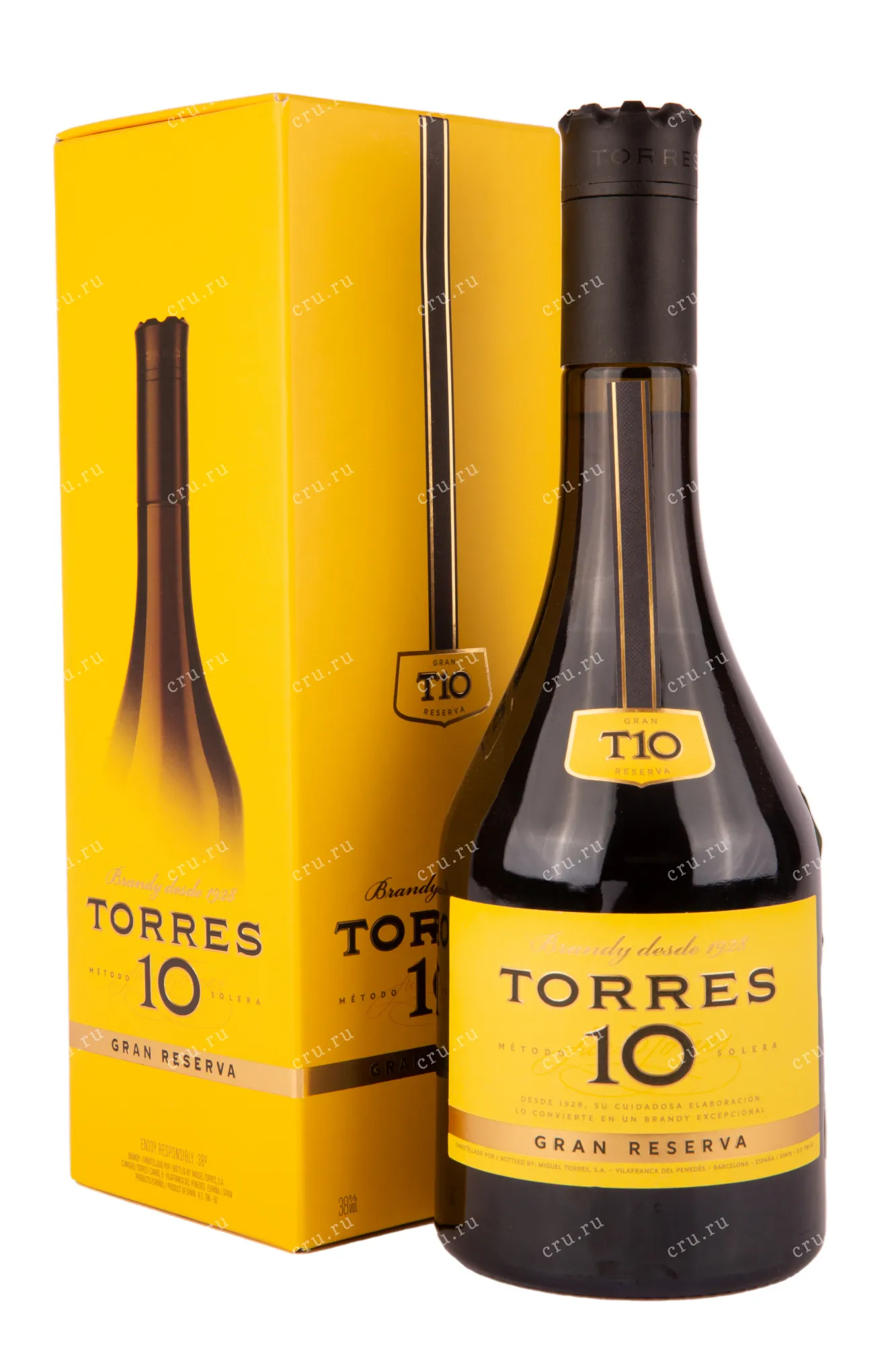 Фото — Бренди Torres 10 years Gran Reserva gift box  0.7 л