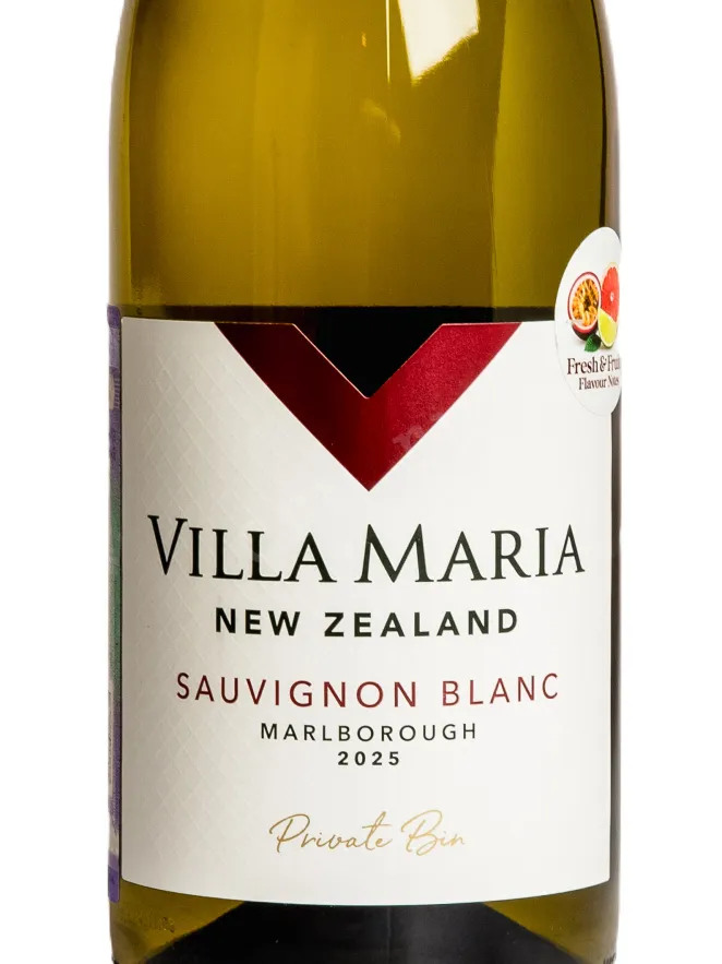 Этикетка Villa Maria Private Bin Sauvignon Blanc 2025 0.75 л