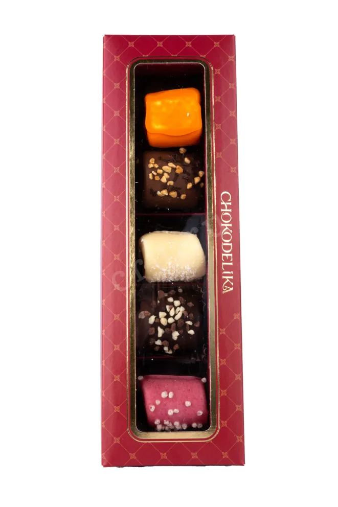 Конфеты Чокоделика Воздушный зефир Ассорти 5 вкусов 45 г