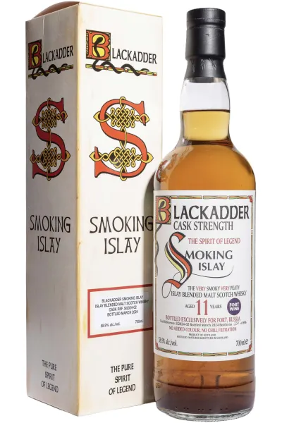 Виски Blackadder Smoking Islay Blended Malt Scotch in gift box  0.7 л