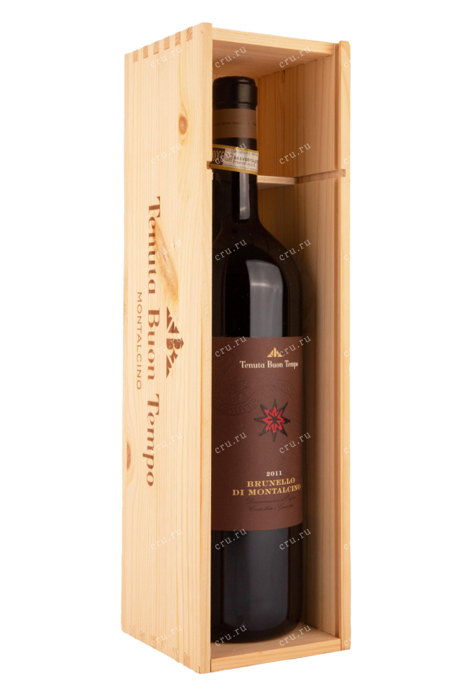 Вино Tenuta Buon Tempo Brunello di Montalcino DOCG gift box 2011 1.5 л