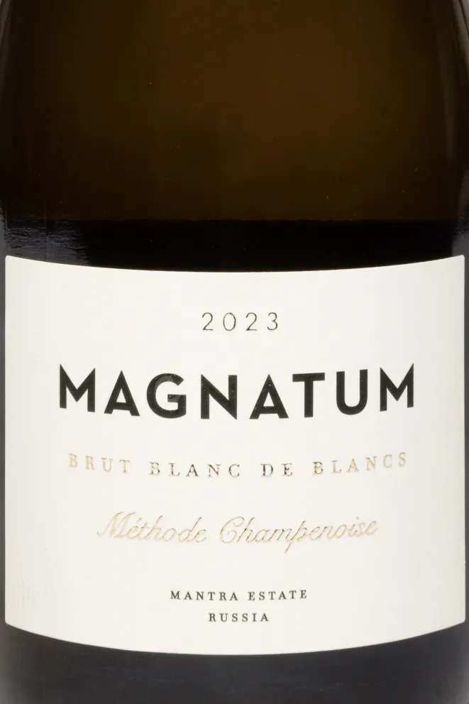 Этикетка Magnatum Methode Champenoise Brut Blanc De Blancs 2023 0.75 л