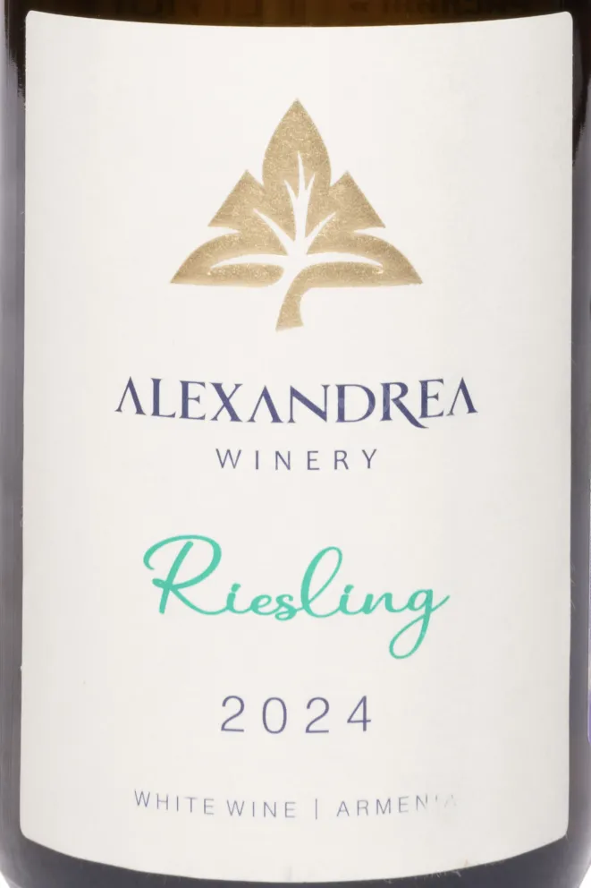 Этикетка Alexandrea Winery Riesling 2023 0.75 л