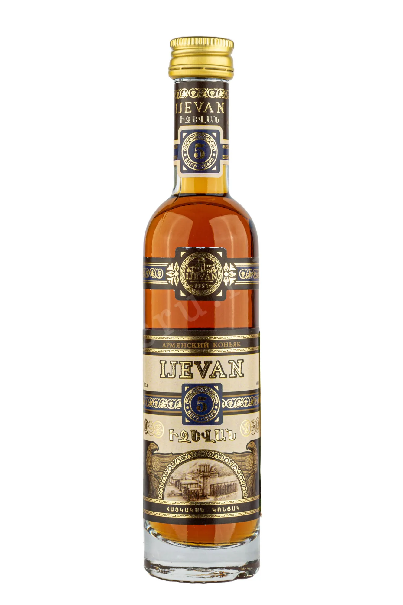 Фото — Коньяк Иджеван 5 лет  0.1 л
