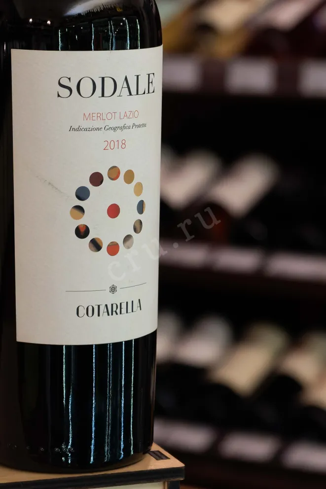 В магазине Крю Профи Cotarella Sodale Merlot Lazio IGP 2018 0.75 л