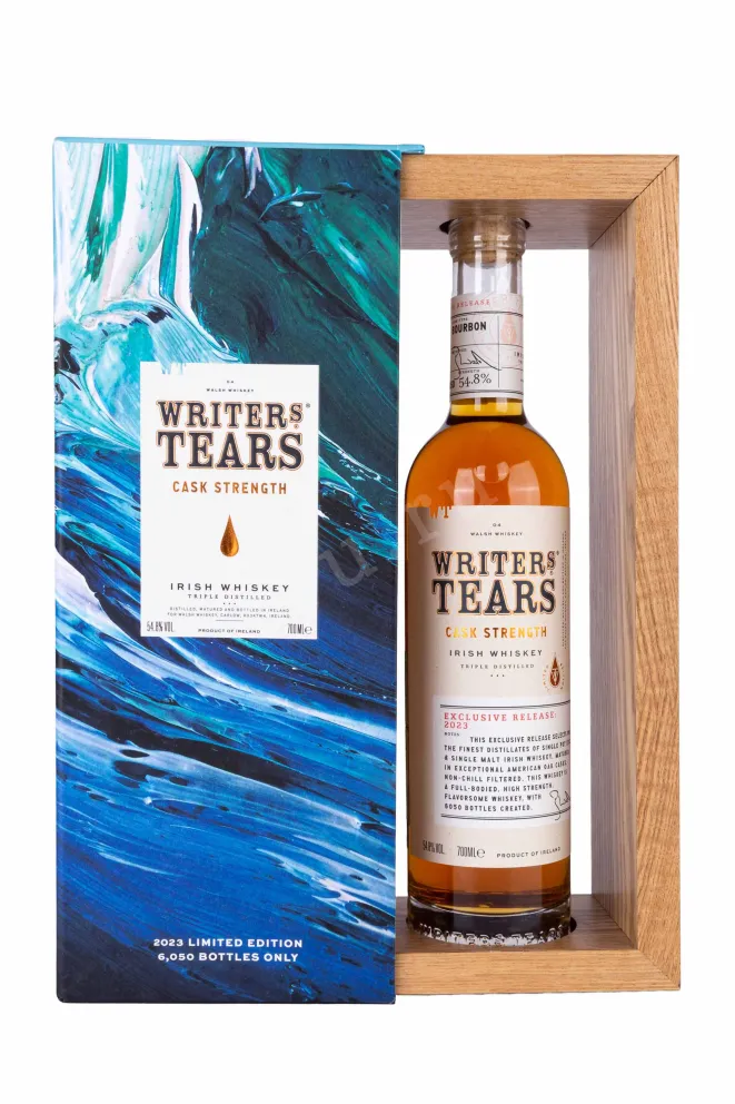 Подарочная коробка Writers Tears Cask Strength gift box 2023 0.7 л