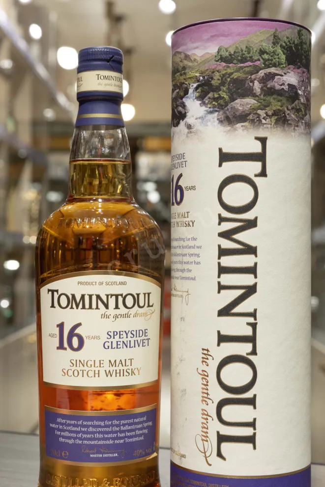 В магазине Крю Профи Tomintoul 16 years old in tube 0.7 л