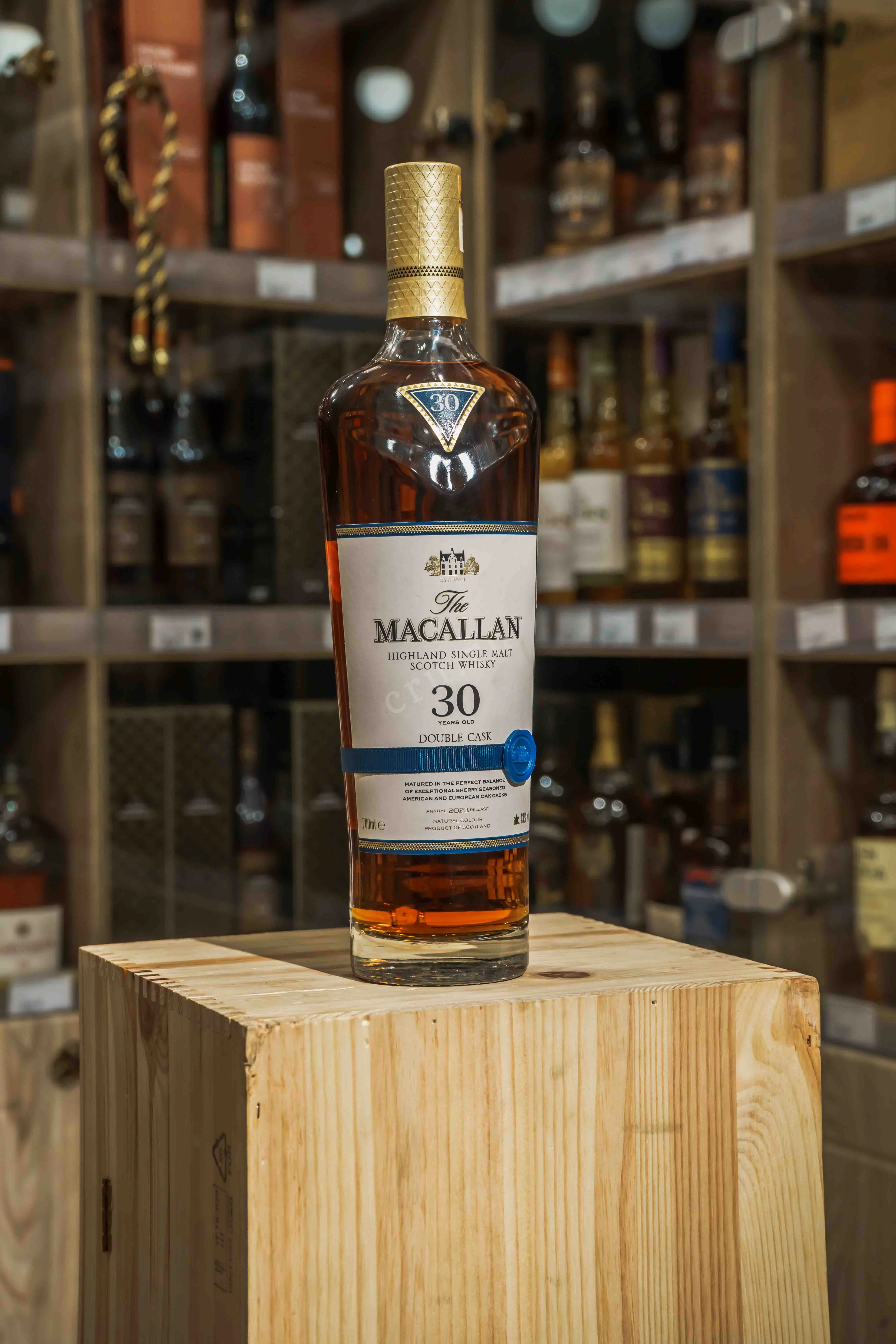 Macallan Double Cask 30 years in wooden box 0.7 л купить