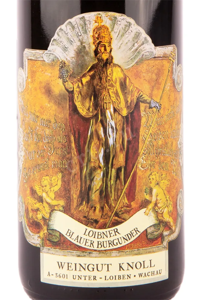 Этикетка вина Лойбнер Блауэр Бургундер 2018 0.75