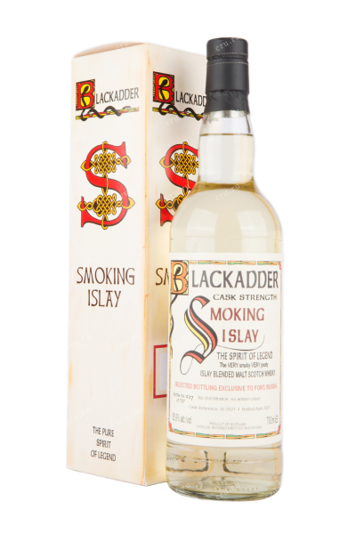 Виски Blackadder Smoking Islay Blended Malt Scotch gift box  0.7 л