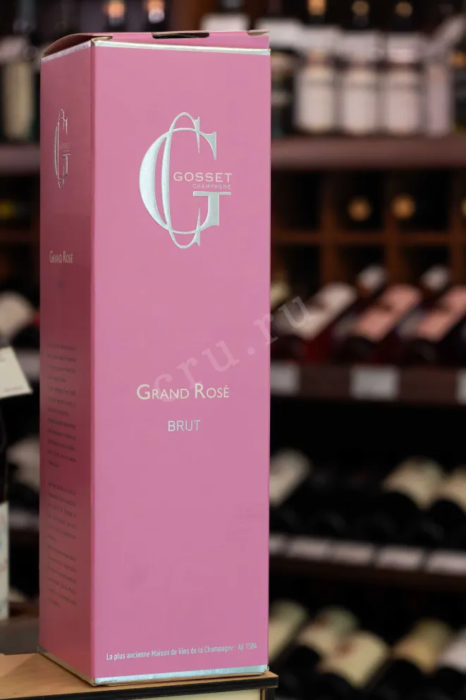 В магазине Крю Профи Gosset Grand Rose Brut with gift box 2016 0.75 л