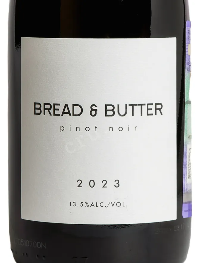 Этикетка Bread & Butter Pinot Noir 2023 0.75 л