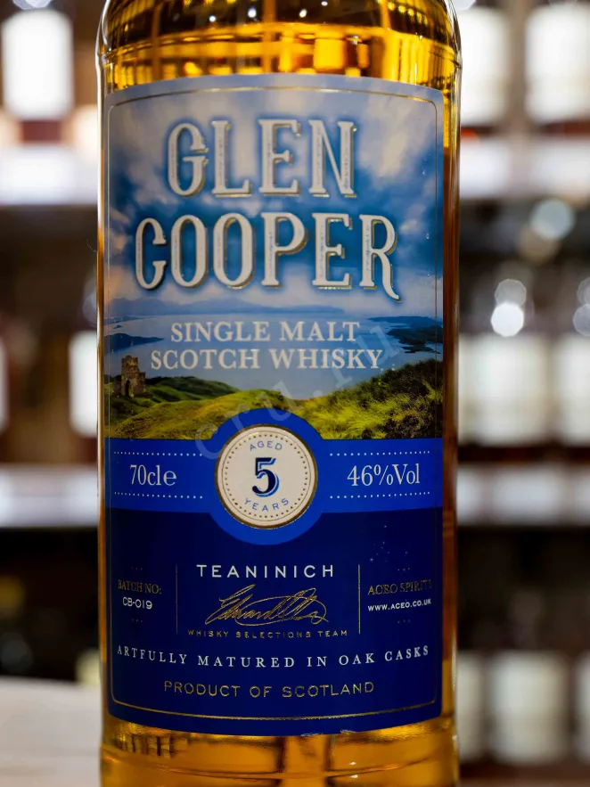 В магазине Крю Профи Single Malt Glen Cooper 5 years 0.7 л