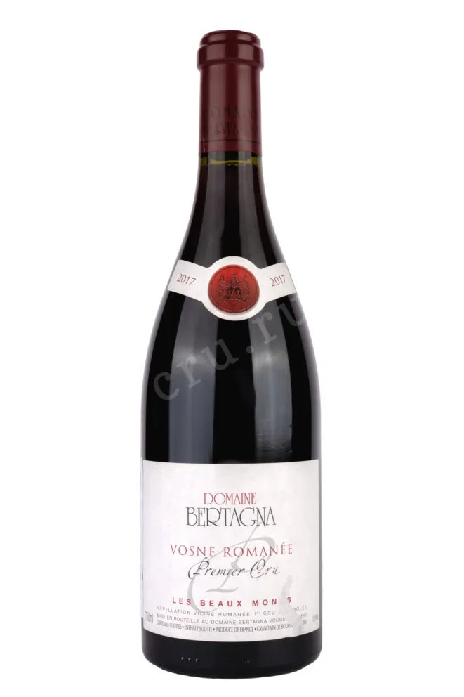 Вино  Vosne Romanee 1-er Cru Les Beaux Monts Domaine Bertagna 2017 0.75 л