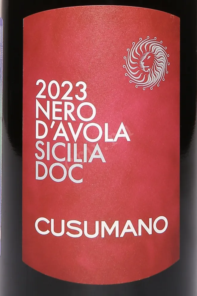 Этикетка Cusumano Nero D Avola Terre Siciliane 2023 0.75 л