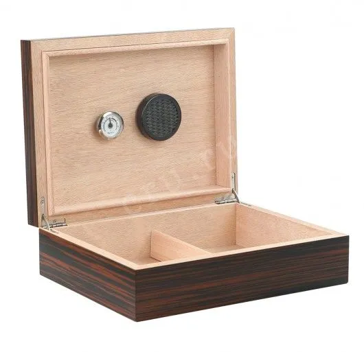 Humidor Aficionado Vizcaya Ebony Finish 25 Cigars