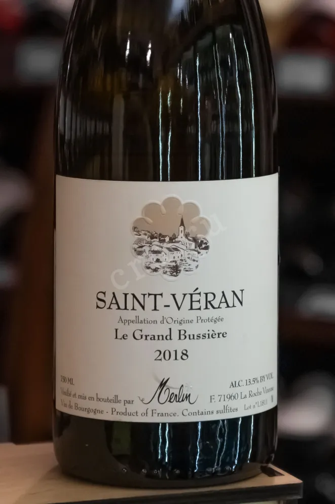 В магазине Крю Профи Merlin Saint Veran Le Grand Bussiere 2018 0.75 л