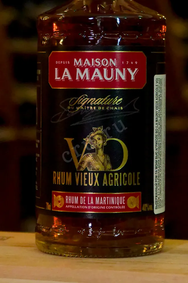 В магазине Крю Профи La Mauny Vieux Agricole VO in gift box with glasses 0.7 л