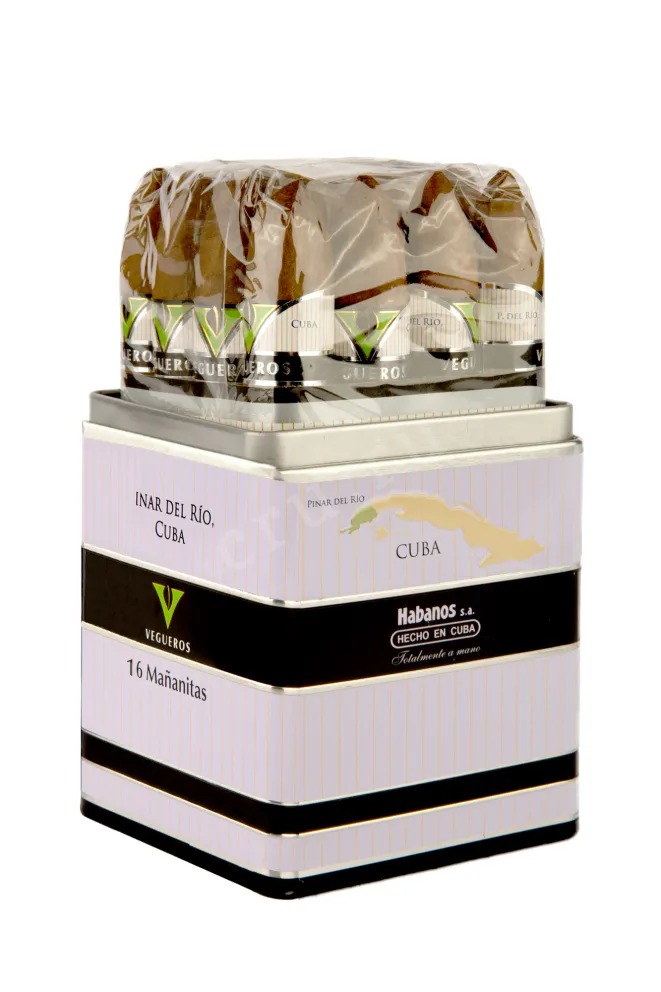 Коробка с сигарами Vegueros Mananitas *16