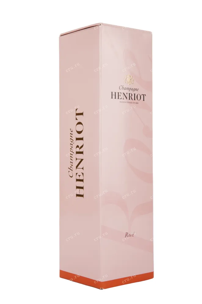 Подарочная коробка игристого вина Henriot Brut Rose gift box 0.75 л