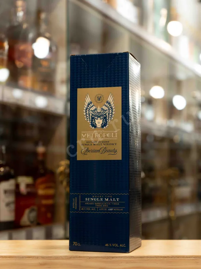В магазине Крю Профи Metropoli Iberian Beauty Single Malt in gift box 0.7 л