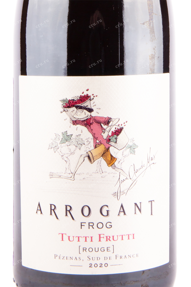 Этикетка вина Tutti Frutti Arrogant Frog Rouge 0.75 л