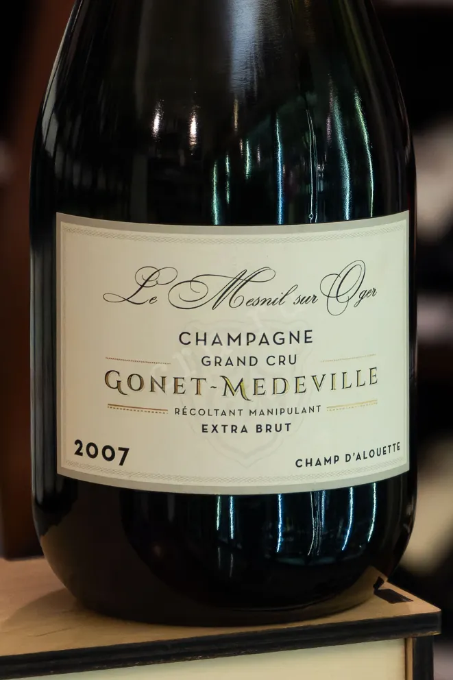 В магазине Крю Профи Gonet-Medeville Le Mesnil sur oger Champ d'Alouette Grand Cru 2007 0.75 л