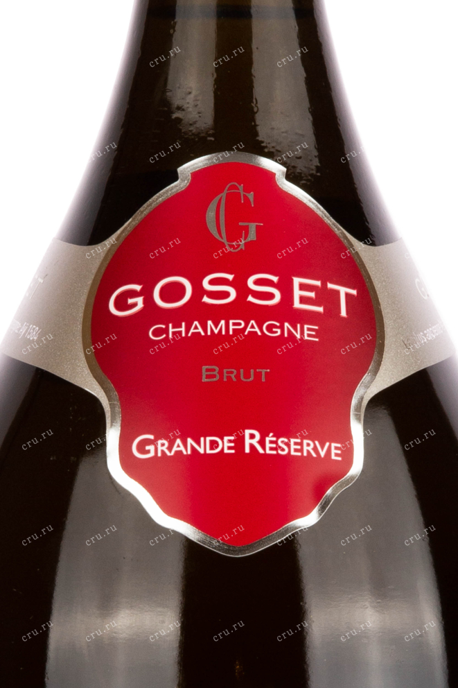 Этикетка игристого вина Gosset Grand Reserve 1.5 л