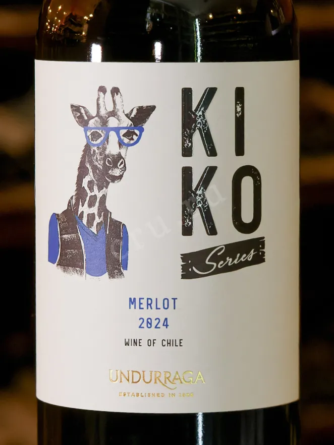 В магазине Крю Профи Undurraga Kiko Merlot DO 2024 0.75 л