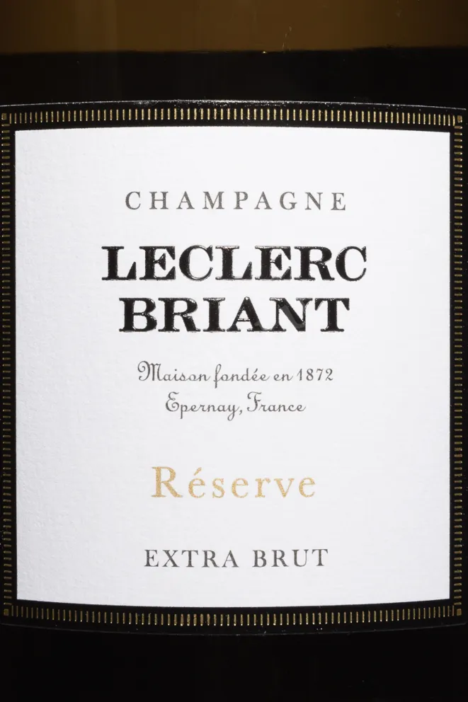 Этикетка Leclerc Briant Reserve Extra Brut 2021 0.75 л