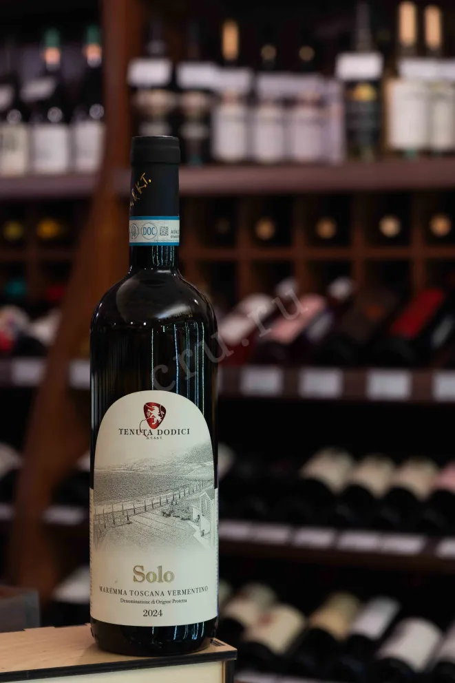 В магазине Крю Профи Tenuta Dodici Solo Dodici Vermentino Maremma 2024 0.75 л