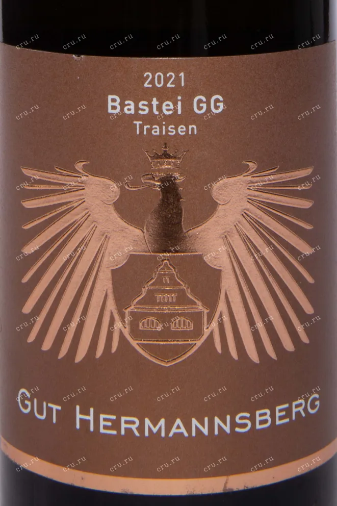 Этикетка Gut Hermannsberg Traisen Bastei GG Riesling Troken 2021 0.75 л