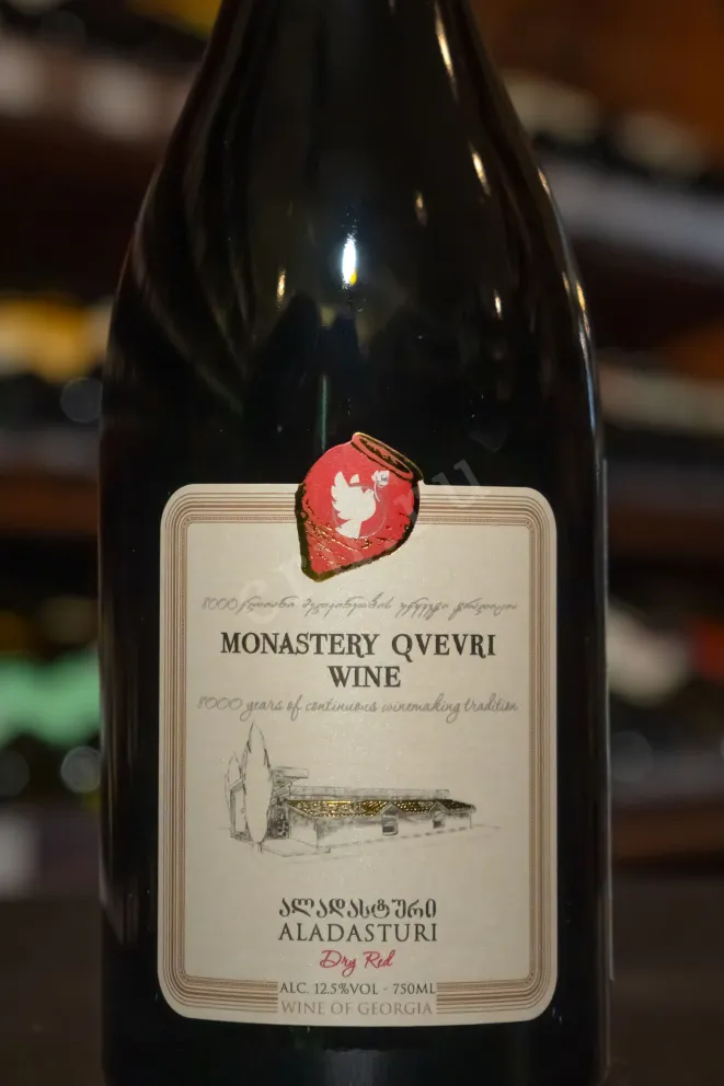 В магазине Крю Профи Winery Khareba Monastery Qvevri Wine Aladasturi 2021 0.75 л