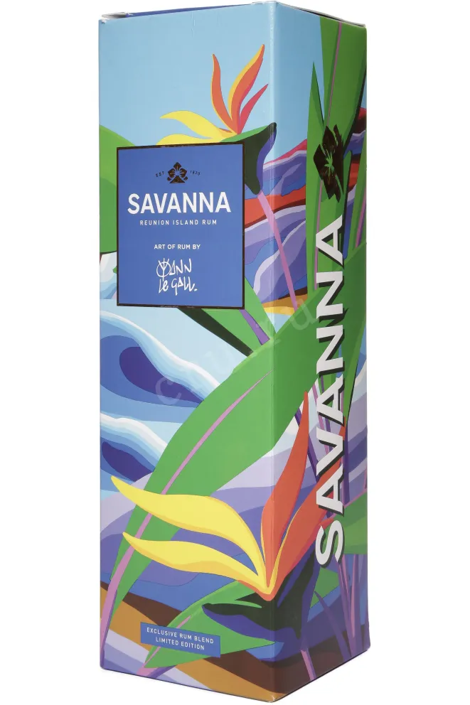 Подарочная коробка Savanna Art of Rum by Yann le Gall in gift box 0.7 л