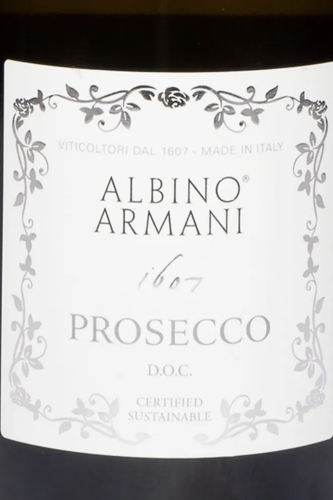 Этикетка Albino Armani Prosecco 2022 0.375 л