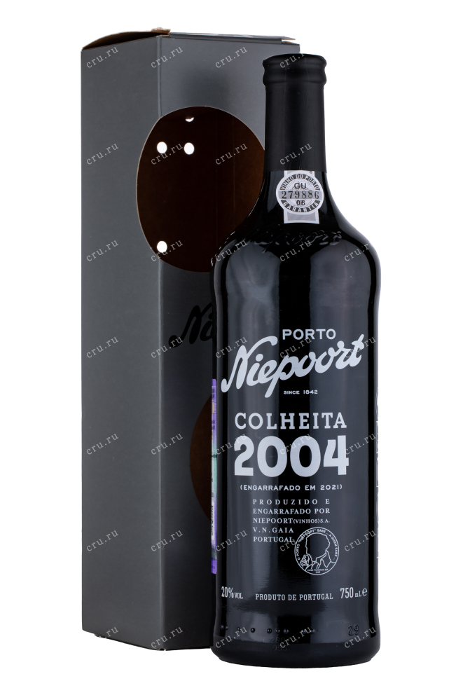 Бутылка в коробке портвейна Нипорт Колейта 2004 0.75 л