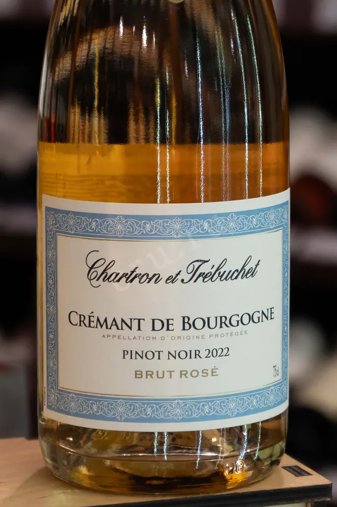 В магазине Крю Профи Chartron et Trebuchet Cremant de Bourgogne Pinot Noir 2022 0.75 л