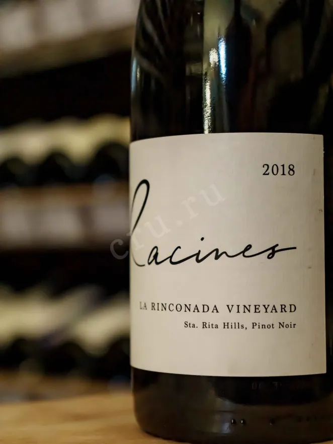 В магазине Крю Профи Racines Sta Rita Hills La Rinconada Vineyard Pinot Noir 2018 0.75 л