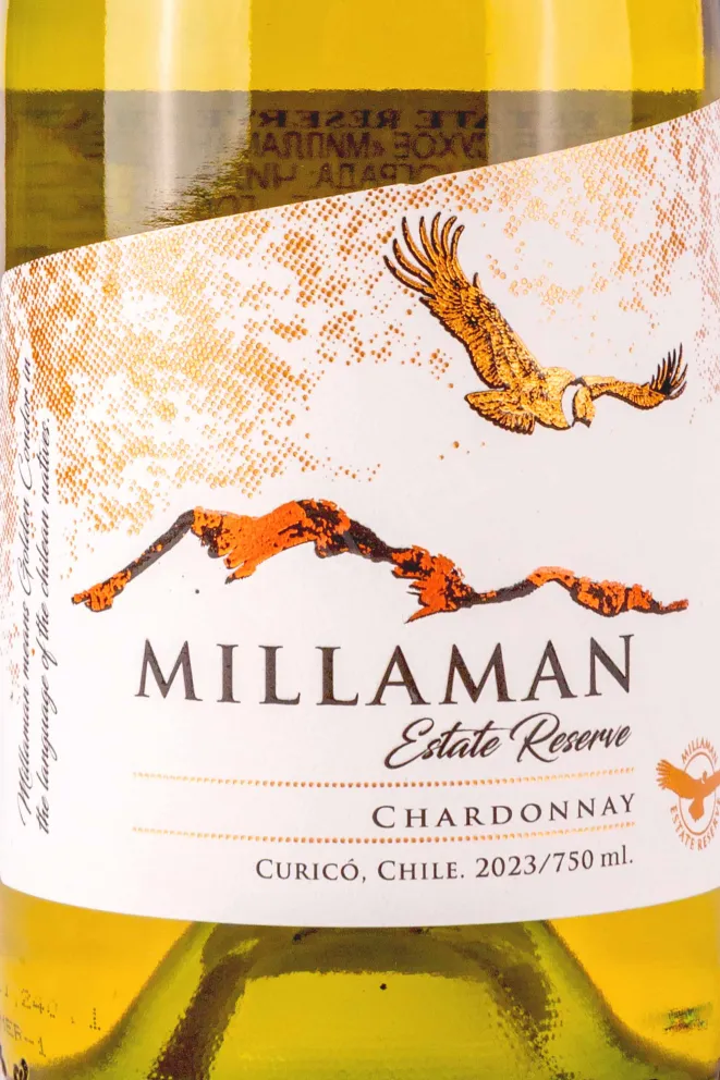 Этикетка Millaman Estate Reserve Chardonnay 2023 0.75 л