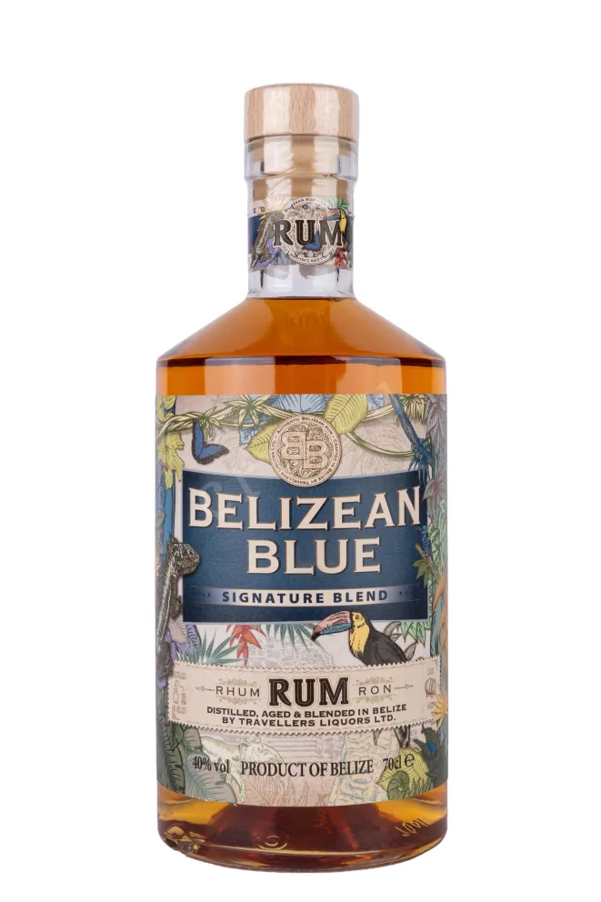 Бутылка Belizean Blue Signature Blend in tube 0.7 л