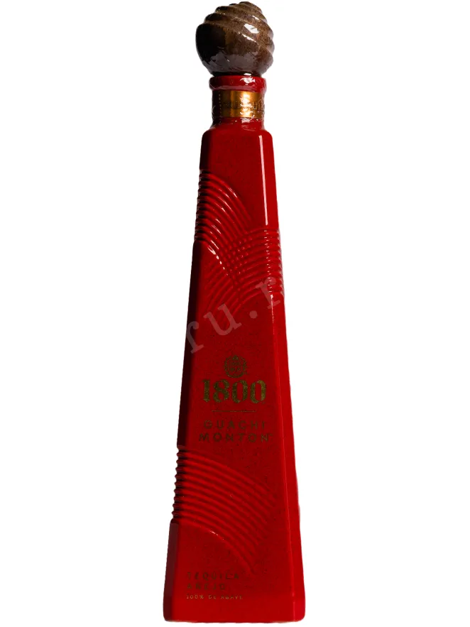 Бутылка Jose Cuervo 1800 Guachi Monton Anejo in gift box 0.7 л