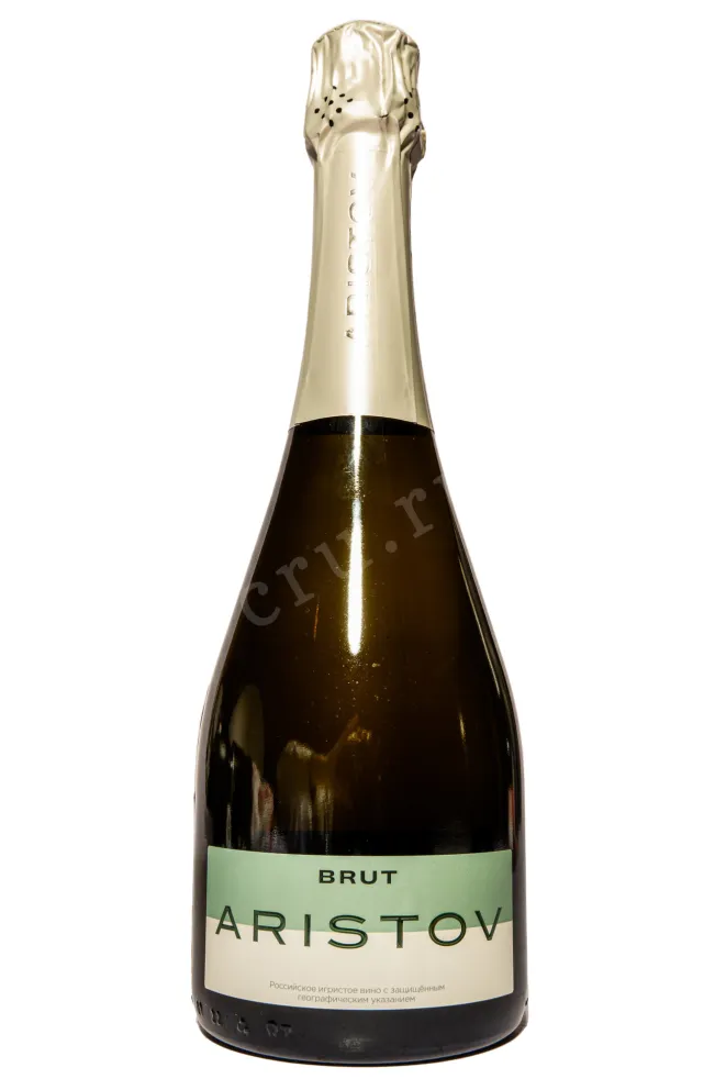 Игристое вино Аристов белое брют 2023 0.75 л