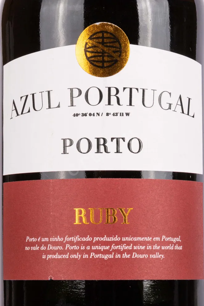 Этикетка Azul Portugal Ruby 2019 0.75 л
